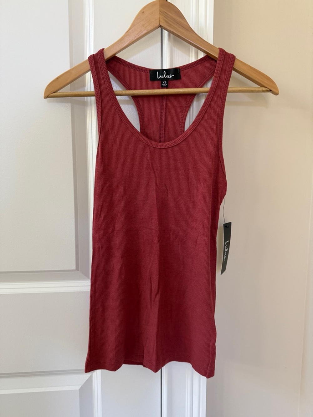 Lulu's Ribbed Racerback Tank Top XS